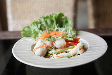 spicy Thai-style salad