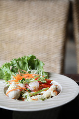 spicy Thai-style salad