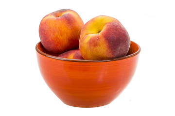 Bright ripe peaches