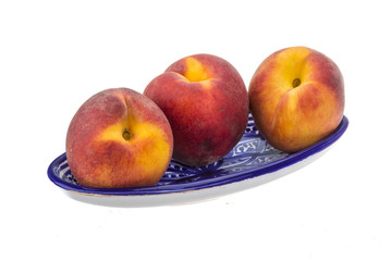 Bright ripe peaches