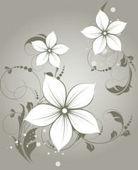 Abstract floral background