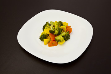 Vegetarian dish on a plate