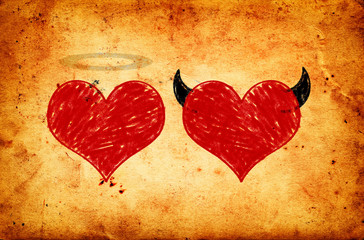 Angel and devil in love