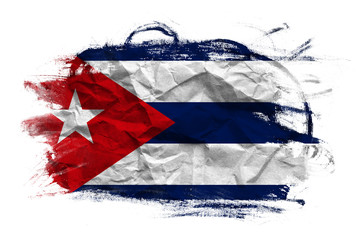Grunge Cuban flag