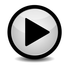 Play button - vector