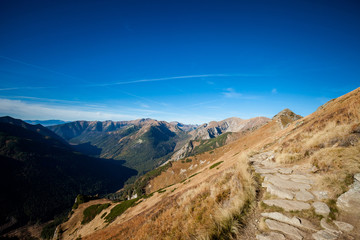 Beautiful Tatry mountains landscape Czerwone Wierchy