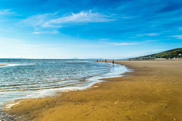 Beautiful sunny day on the beach