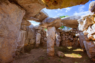 Taules of Menorca Torre de Gaumes Galmes at Balearics