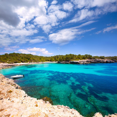 Fototapeta na wymiar Menorca Cala en Turqueta Ciutadella Balearic Mediterranean