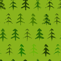 Christmas trees pattern