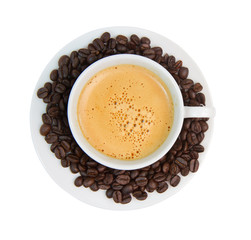 coffee isolated on white background