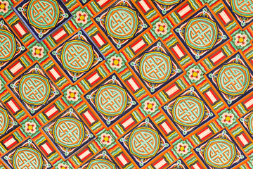 Ceiling decoration in Korean traditional architecture