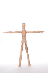 体操する人形