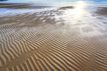 Sand pattern, interesting abstract texture