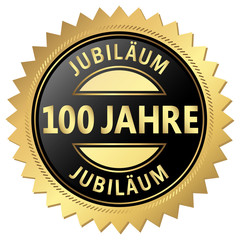 Jubiläum Button - 100 Jahre