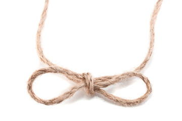 knot in the form of a bow