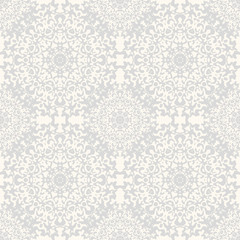 Seamless kaleidoscope lace pattern.