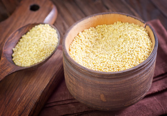 raw porridge