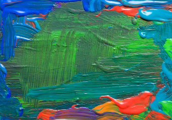 Abstract art backgrounds. Hand-painted background. SELF MADE.