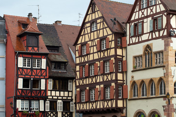 Half timbered houses of Colmar, Alsace, France