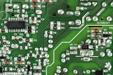 Gr&uuml;ne Leiterplatine