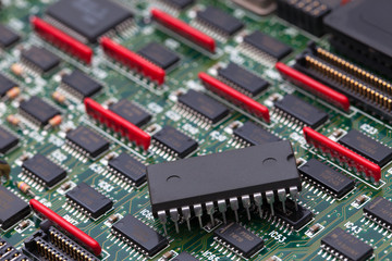 The IC on green circuit