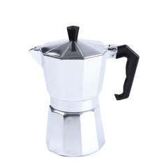 Percolator coffee with the lid closed.
