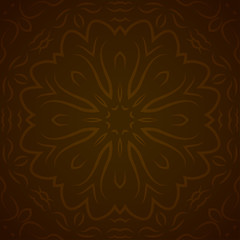 Abstract vector circle ornamental border