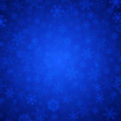 Fototapeta na wymiar blue snowflakes