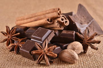 chocolate and spices