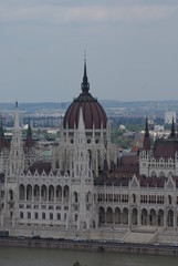 Obraz premium Parliament at The River Danube - Budapest, Hungary