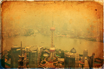 Shanghai skyline - China