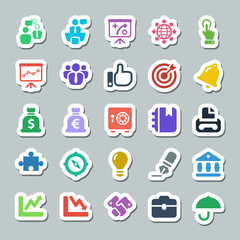 25 basic iconset business, sticker
