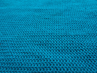 Blue crochet work texture