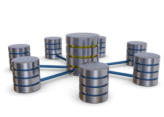 Server and Network - 3D