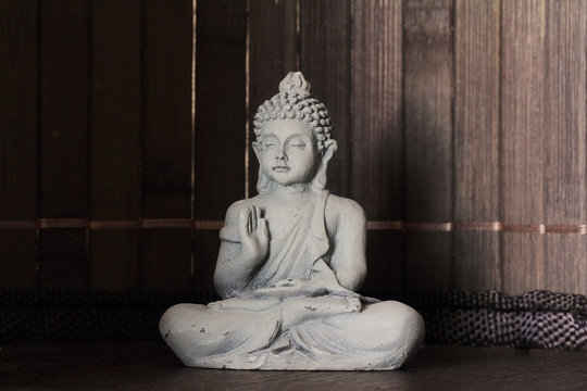 buddha in lotus position