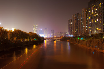 Fototapeta na wymiar Wielki Kanał. Hangzhou. Chiny.