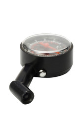 Close-up of a pressure gauge