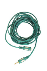 Close-up of a data cable