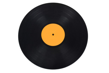 Close-up of a gramophone record