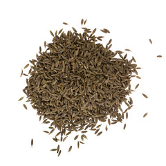 Close-up of heap of cumin seeds