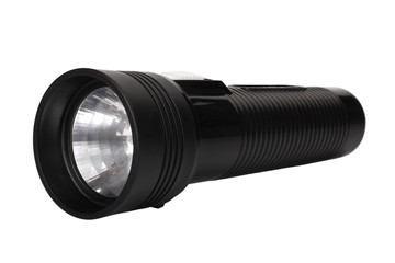 Close-up of a flashlight