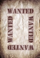 Wanted vintage poster - dead or alive