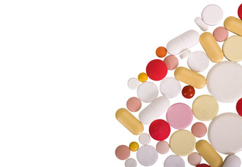 Close-up of assorted tablets