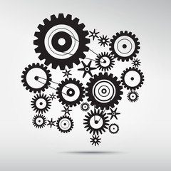 Abstract vector cogs - gears