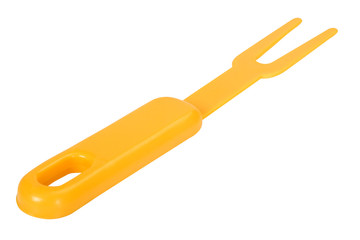 Close-up of a plastic fork