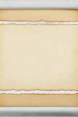 aged paper texture on white