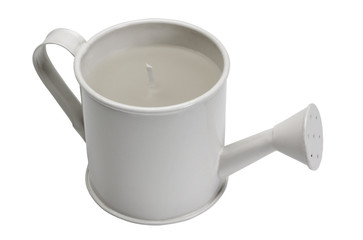 Watering can filled with water