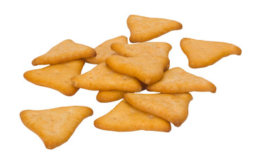 Close-up of a heap of crackers