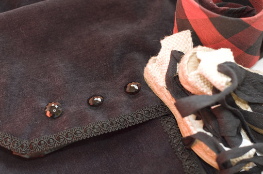 Details of a Baturro dress